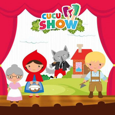 Plüschmarionette Colorbaby Rotkäppchen