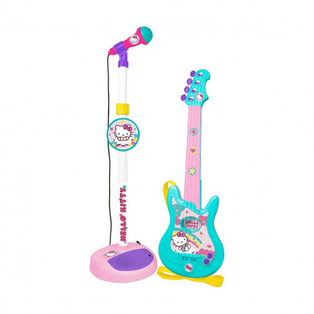 Chitarra da Bambino Hello Kitty Microfono