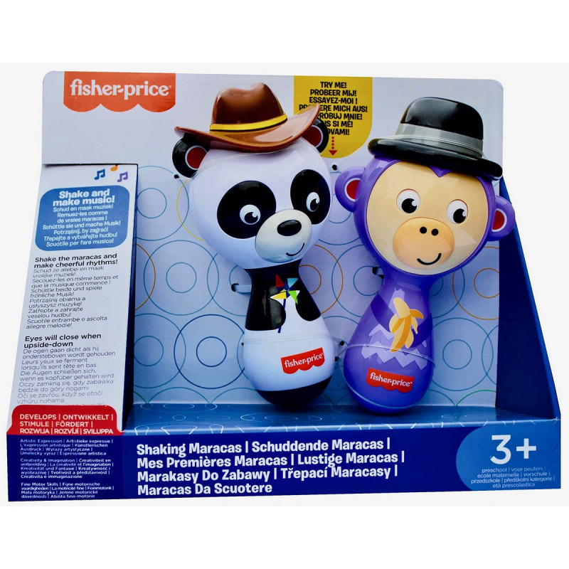 Brinquedo musical Fisher-Price Maracas Plástico