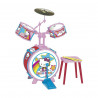 Bateria Musical Hello Kitty Plástico