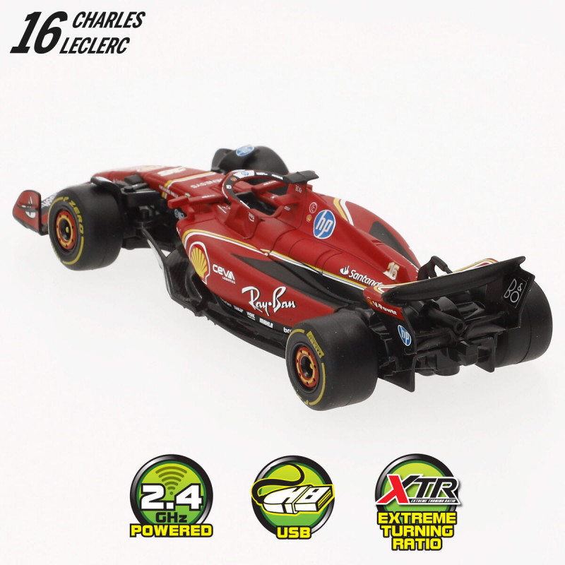 Remote-Controlled Car Audi F1 2024 FERRARI SF-24 Black Red (4 Units)