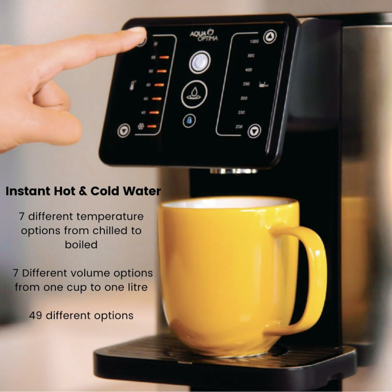 Water Dispenser Aqua Optima STAUR001 Black Plastic