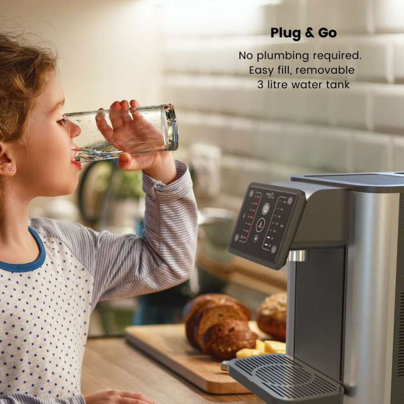 Dispensador de Água Aqua Optima STAUR001 Preto Plástico