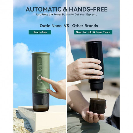 Cafetière express DCU NANO Vert