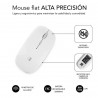 Wireless Bluetooth Mouse Subblim SUBMO-DFLAT21 White 1600 dpi