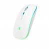 Mouse Bluetooth Wireless Subblim SUBMO-LDFLAT2 Bianco 1600 dpi