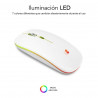 Mouse Bluetooth Wireless Subblim SUBMO-LDFLAT2 Bianco 1600 dpi