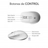 Souris sans-fil Subblim SUBMO-EDCUR01 Noir 1600 dpi
