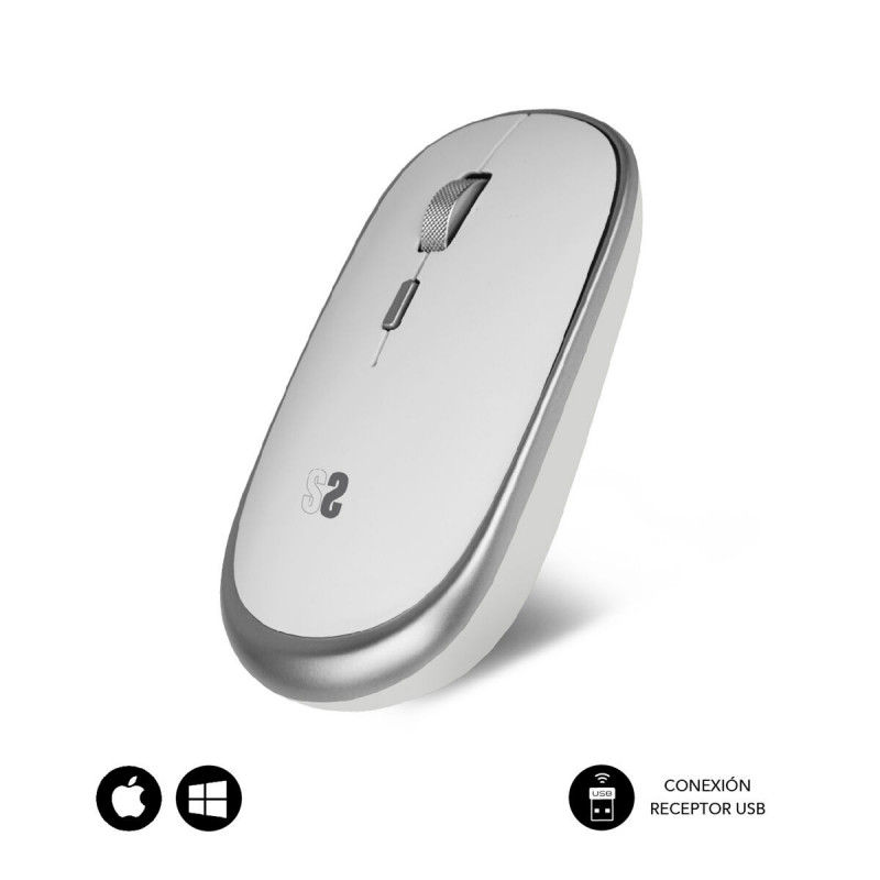 Souris sans-fil Subblim SUBMO-RFM0001 Argenté 1600 dpi