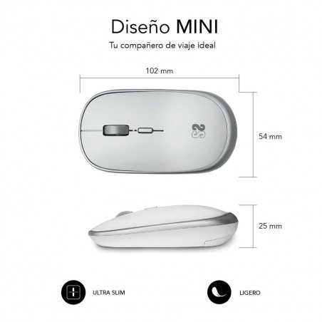 Wireless Mouse Subblim SUBMO-RFM0001 Silver 1600 dpi