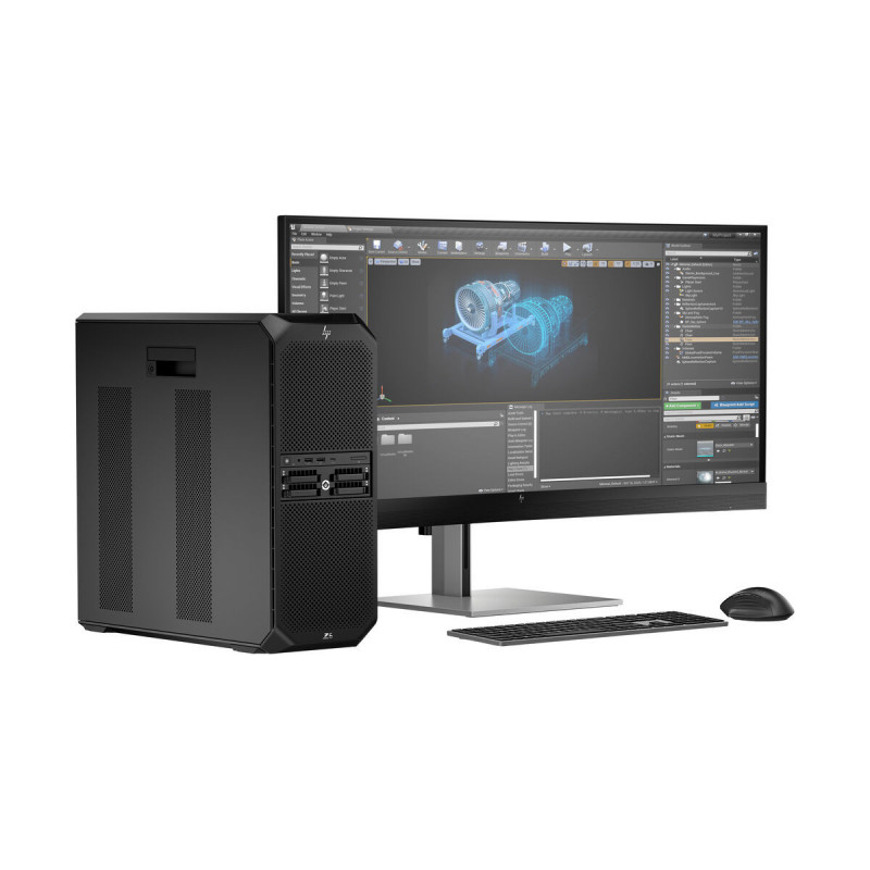 PC da Tavolo HP Z6 64 GB RAM 1 TB SSD amd ryzen threadripper 7965WX