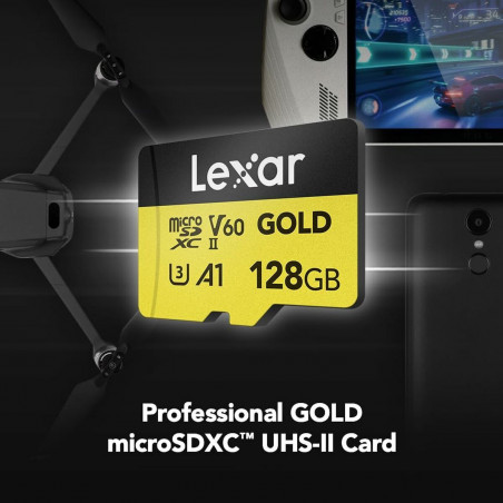 Tarjeta de Memoria SD Lexar LMSGOLD128G-BNNNG 128 GB
