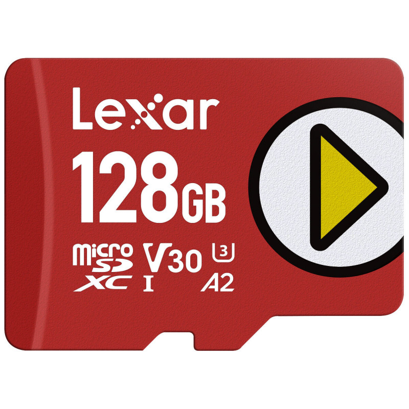 Micro SD Memory Card with Adaptor Lexar PLAY 128 GB