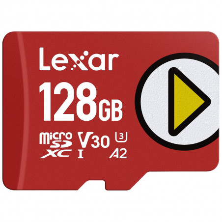 Cartão de Memória Micro SD com Adaptador Lexar PLAY 128 GB