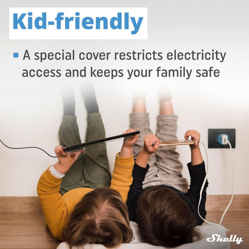 Tomada Inteligente Shelly 85366990 Wi-Fi 230 V 10 A