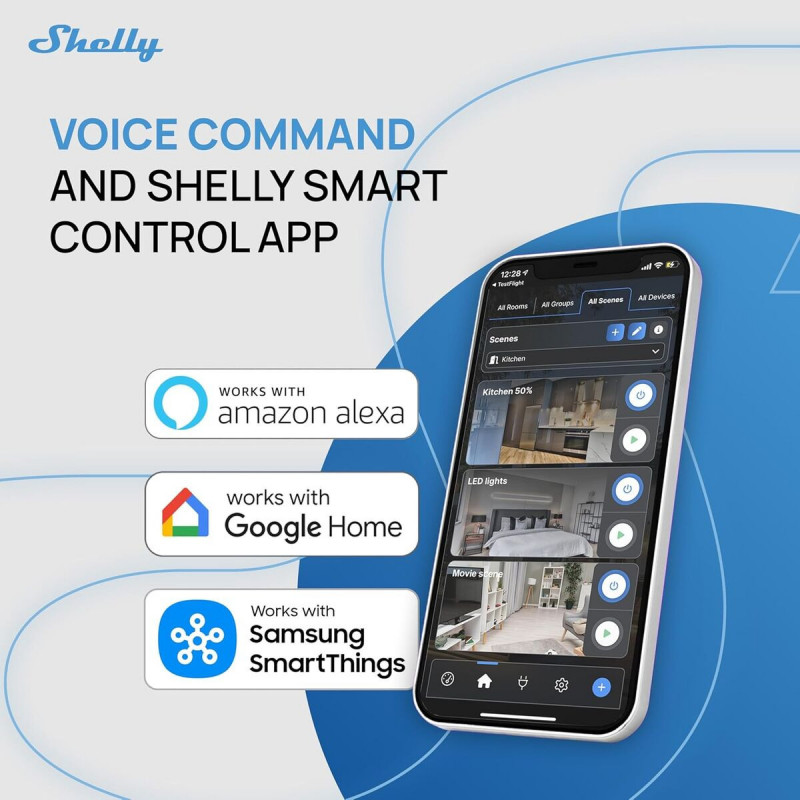 Smart Plug Shelly S3PL-20112EU Wi-Fi
