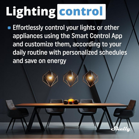 Intelligenter Stecker Shelly MINI 1 GEN3 RELE WIFI BT Bluetooth Wi-Fi Bluetooth 4.2