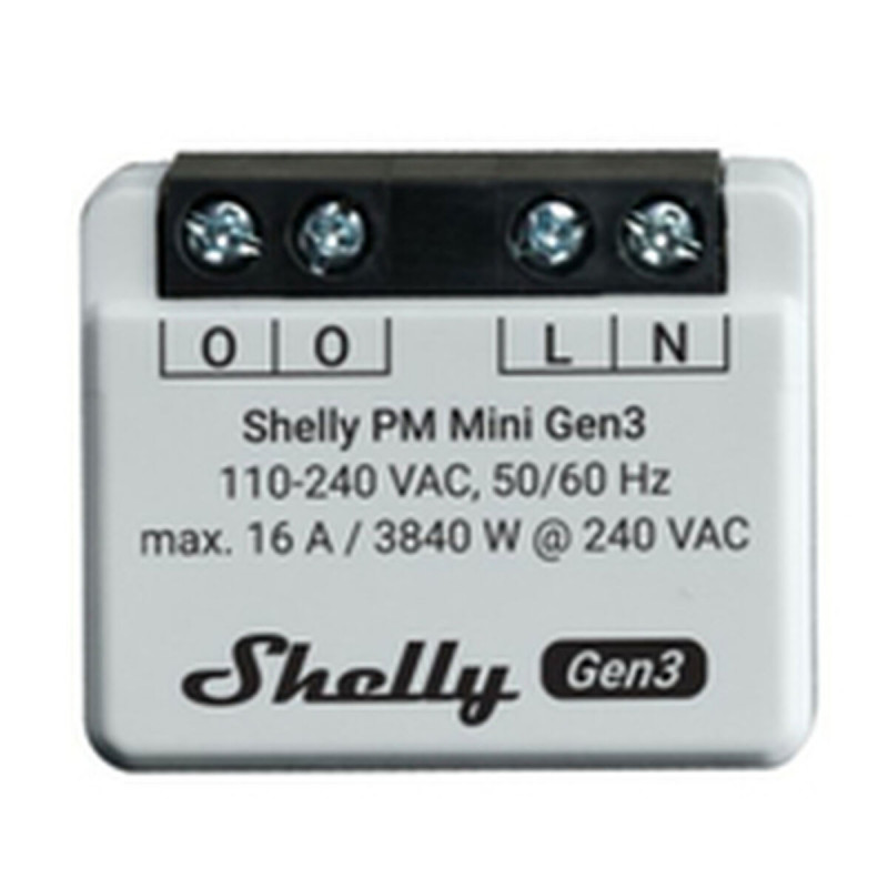 Presa Intelligente Shelly MINI 1PM GEN3 Bluetooth Wi-Fi Bluetooth 4.2