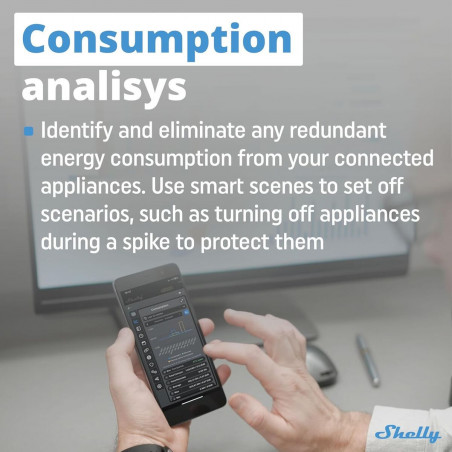 Presa Intelligente Shelly MINI 1PM GEN3 Bluetooth Wi-Fi Bluetooth 4.2