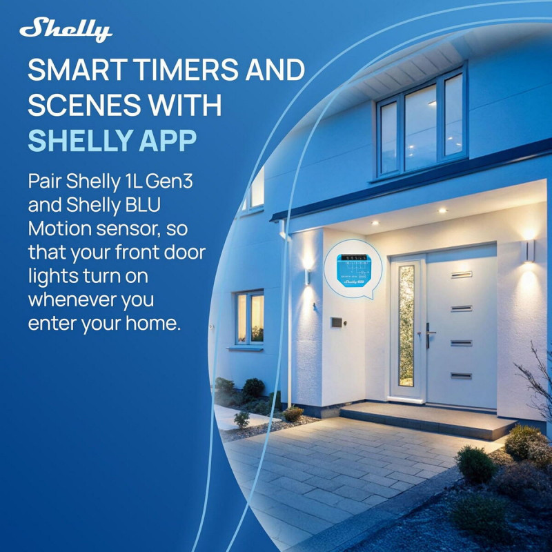 Tomada Inteligente Shelly S3SW-0A1X1EUL Bluetooth Wi-Fi 230 V 10 A