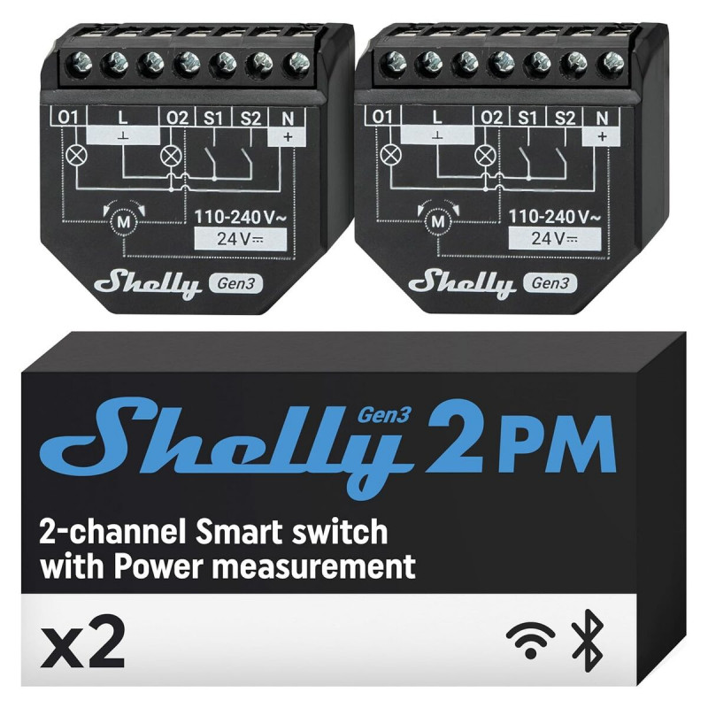 Presa Intelligente Shelly S3SW-002P16EU Wi-Fi