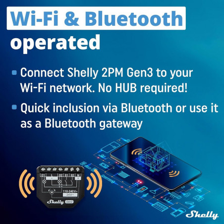 Smart Plug Shelly S3SW-002P16EU Wi-Fi