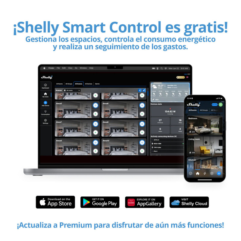 Prise Intelligente Shelly S3SW-002P16EU Wi-Fi