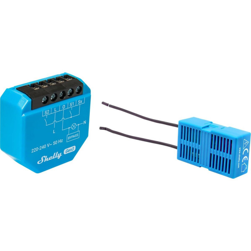 Tomada Inteligente Shelly S3SW-0A2X4EUL Bluetooth Wi-Fi 230 V 16 A