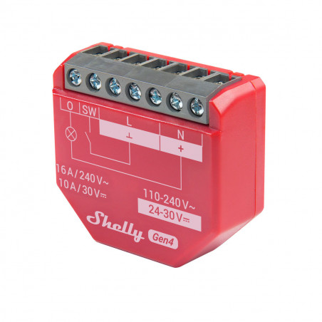 Smart Plug Shelly S4SW-001P16EU Bluetooth Wi-Fi Bluetooth 5.0 10 A