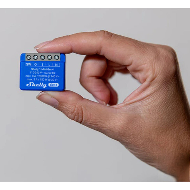 Tomada Inteligente Shelly S4SW-001X8EUU Bluetooth Wi-Fi Bluetooth 5.0