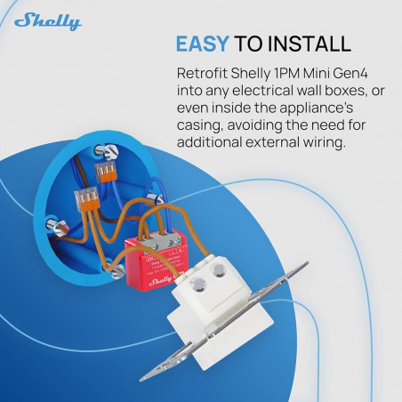 Smart Plug Shelly S4SW-001P8EU Bluetooth Wi-Fi Bluetooth 5.0