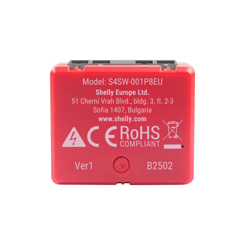 Presa Intelligente Shelly S4SW-001P8EU Bluetooth Wi-Fi Bluetooth 5.0