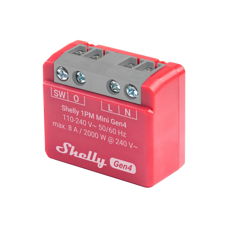 Presa Intelligente Shelly S4SW-001P8EU Bluetooth Wi-Fi Bluetooth 5.0