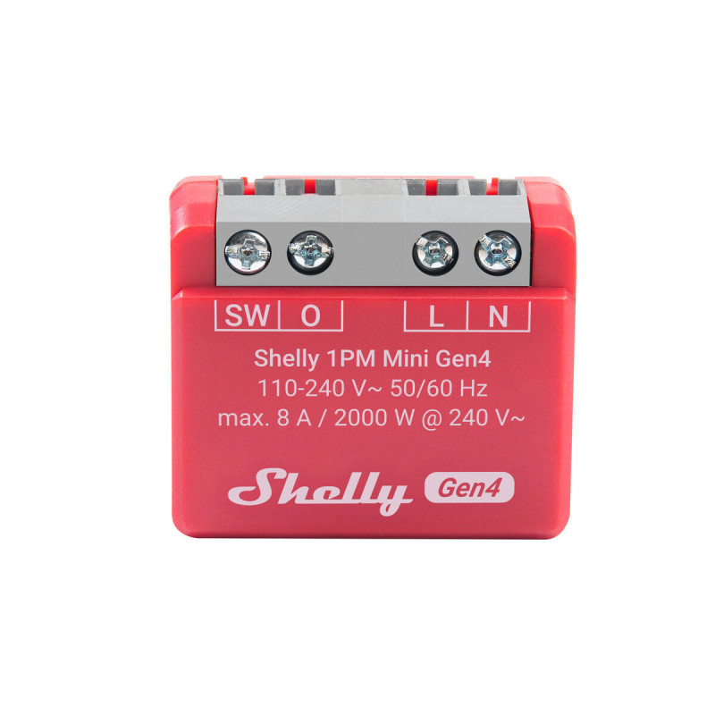 Shelly Módulo switch Gen 4 1PM Mini Wi-Fi BT