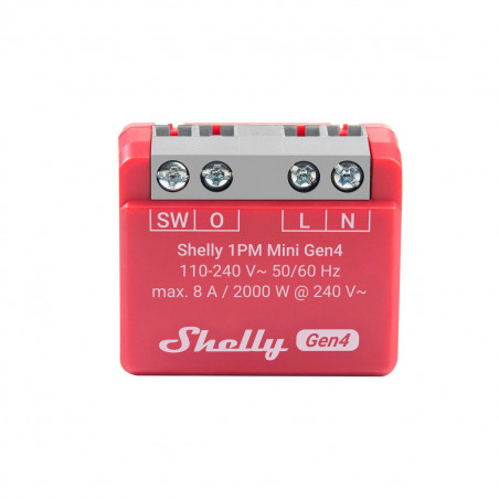 Intelligenter Stecker Shelly S4SW-001P8EU Bluetooth Wi-Fi Bluetooth 5.0