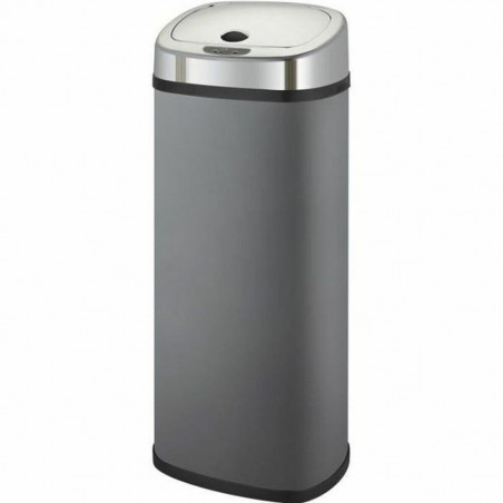 Cubo de basura Kitchen Move Gris Metal Acero Inoxidable ABS 42 L