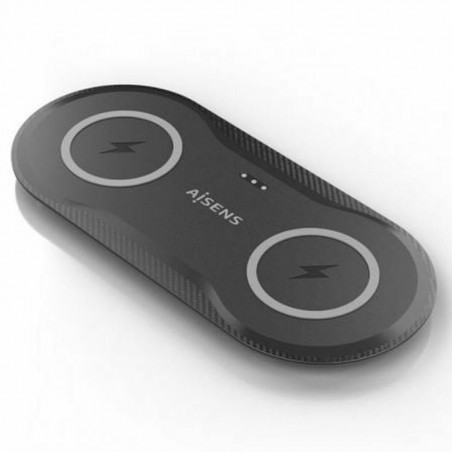Cargador Inalámbrico Aisens ASCH-15W2WC060-BK Negro