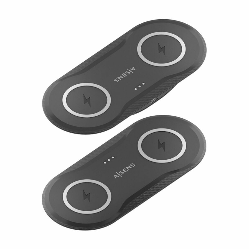 Caricabatterie Senza Fili Aisens ASCH-15W2WC060-BK Nero