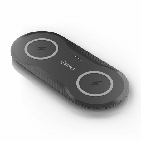 Caricabatterie Senza Fili Aisens ASCH-15W2WC060-BK Nero