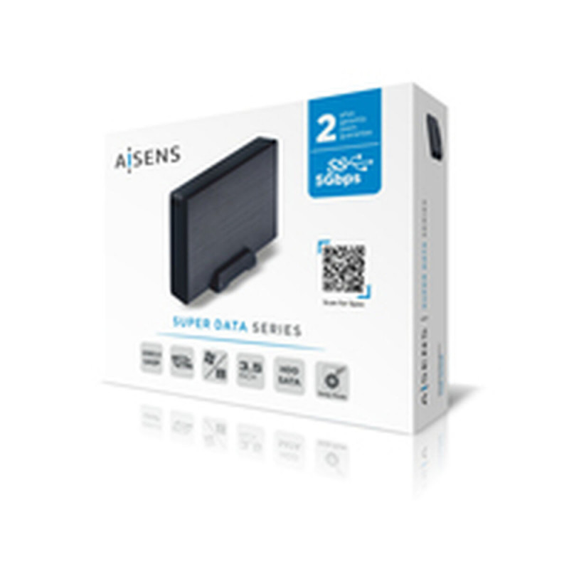 External Box Aisens ASE-3530B Black 3,5"