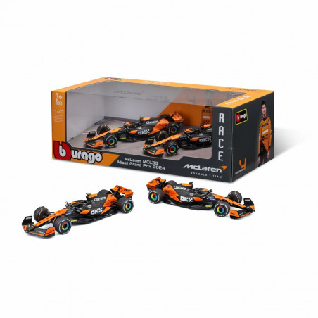 Set of 2 Cars McLaren F1 1:43 Black