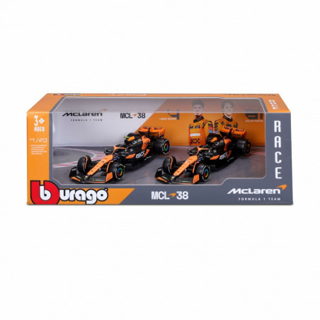 Set mit 2 Autos McLaren F1 1:43 Schwarz