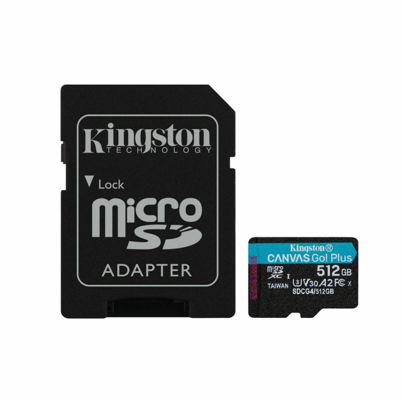 Carte Mémoire Micro SD avec Adaptateur Kingston SDCG4/512GB 512 GB