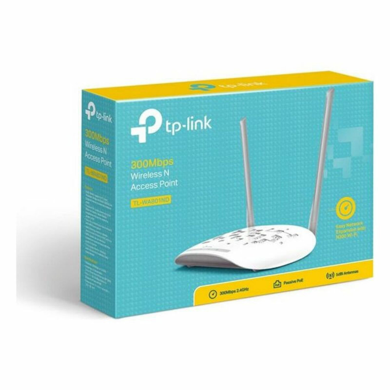 Ponto de Acesso Repetidor TP-Link TL-WA801N 300 Mbps 2.4 GHz Branco