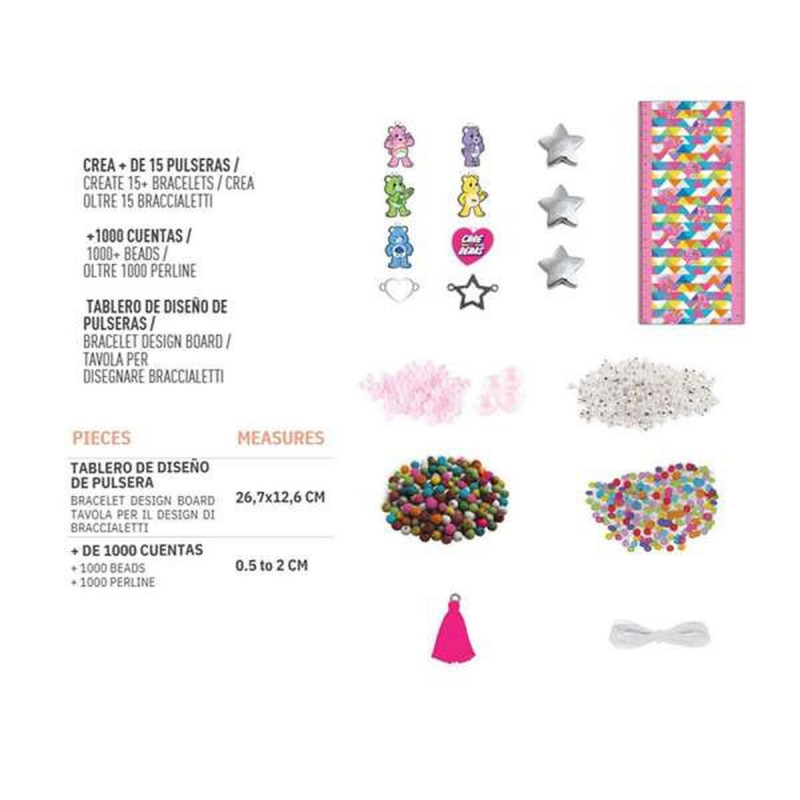 Kit Criação de Pulseiras Care Bears 13,5 x 35 x 3,1 cm