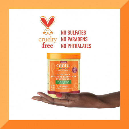 Gel Modelador Cantu AVOCADO HYDRATING Regulador de humidade