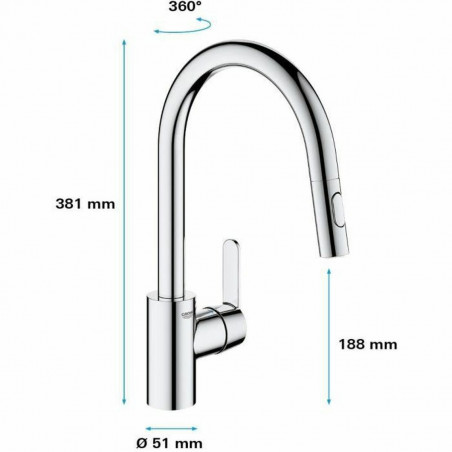 Grifo Monomando Grohe 31484001
