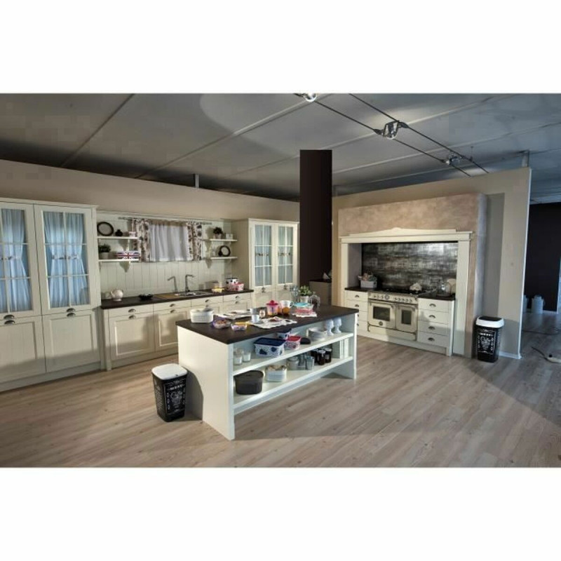 Caixote do Lixo com Pedal KIS CHIC Coffee Motif Preto 50 L