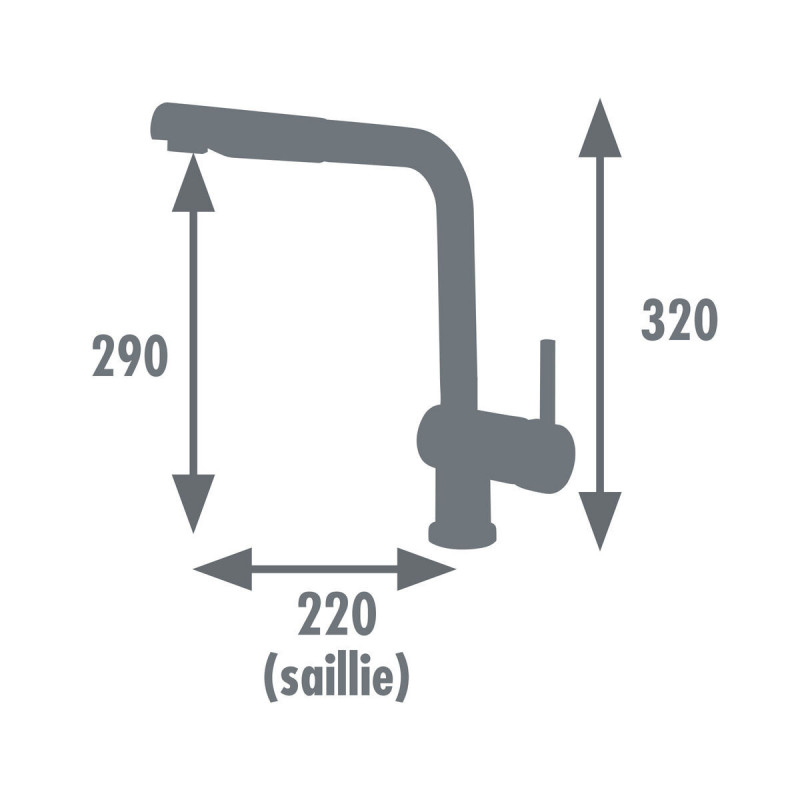 Mixer Tap Edouard Rousseau SQUARE