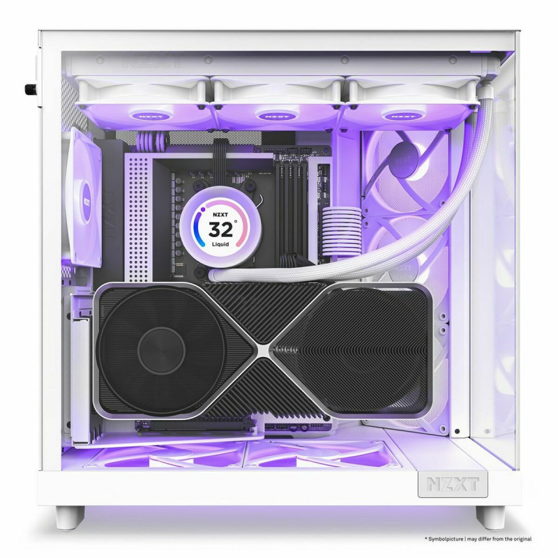 Boîtier ATX semi-tour NZXT CC-H61FW-R1 Blanc